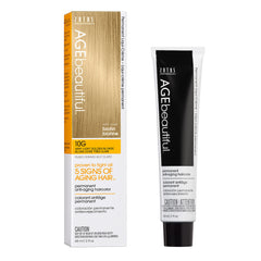 AGE beautiful Liqui Creme bottle pour shows smooth dye application for even color