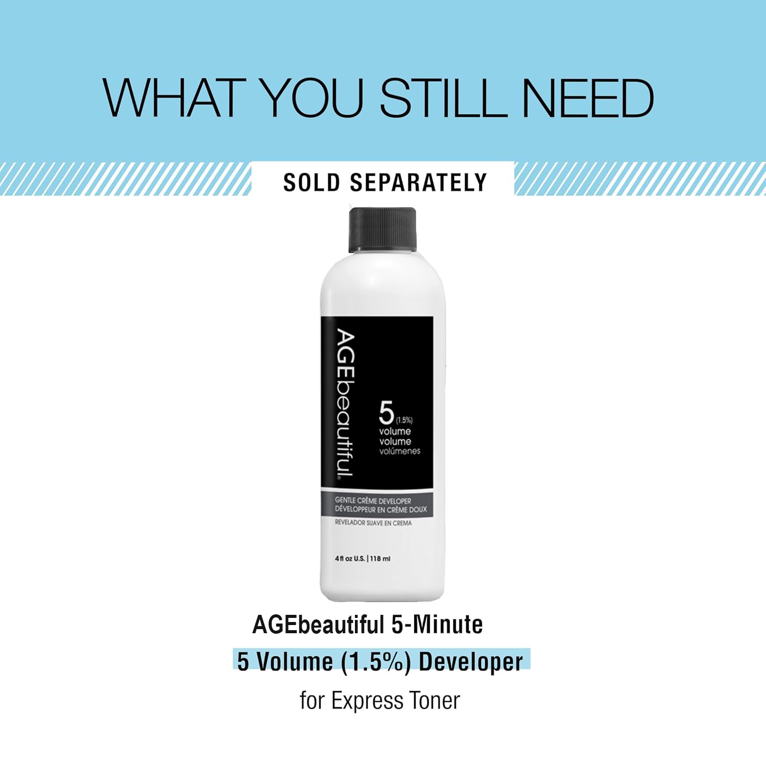 AGE beautiful Pure Silver Demi Liqui-Creme Toner hair on model shows enhanced shine.