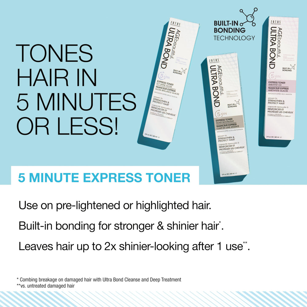 AGE beautiful Ultra Bond Building close-up emphasizing strengthening action.