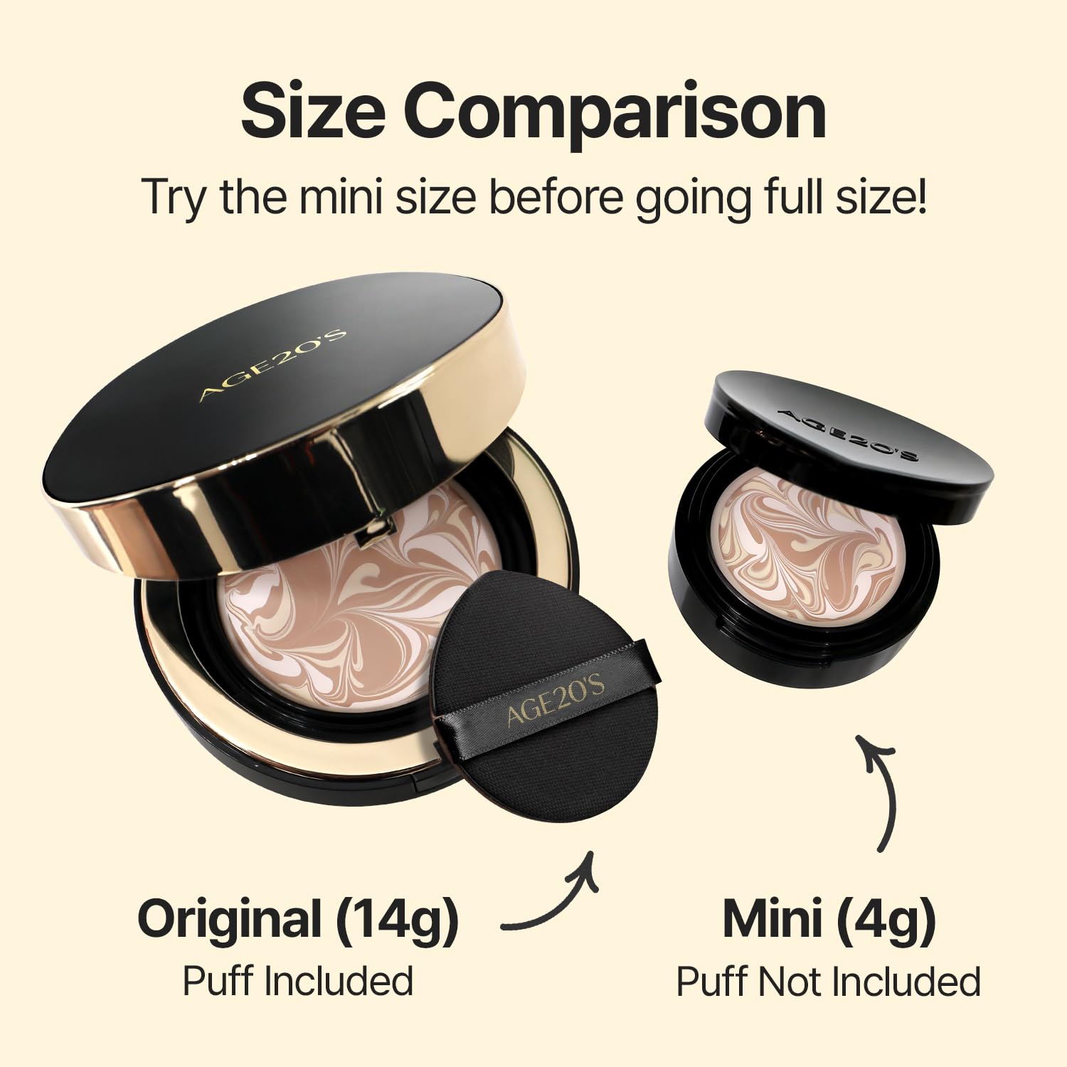 AGE 20's Signature Essence Pact dewy finish delivers luminous skin