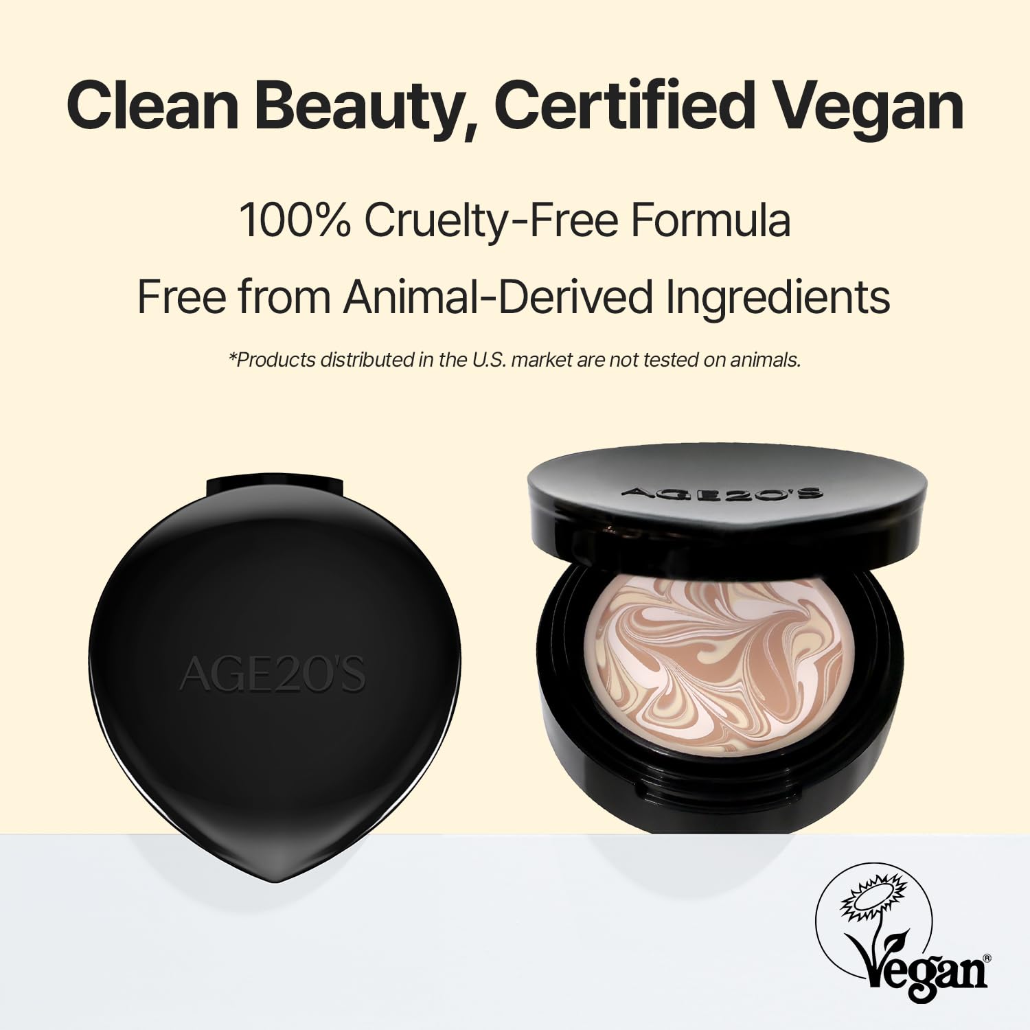 AGE 20's dewy glow finish delivers luminous skin without heaviness.