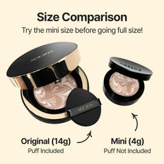 AGE 20's Signature Essence Pact with SPF 50+ shields skin daily.
