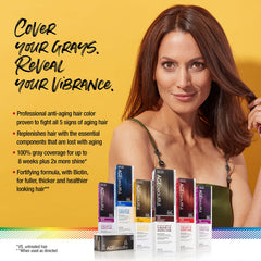 AGEbeautiful color application with gloves and brush for even results.