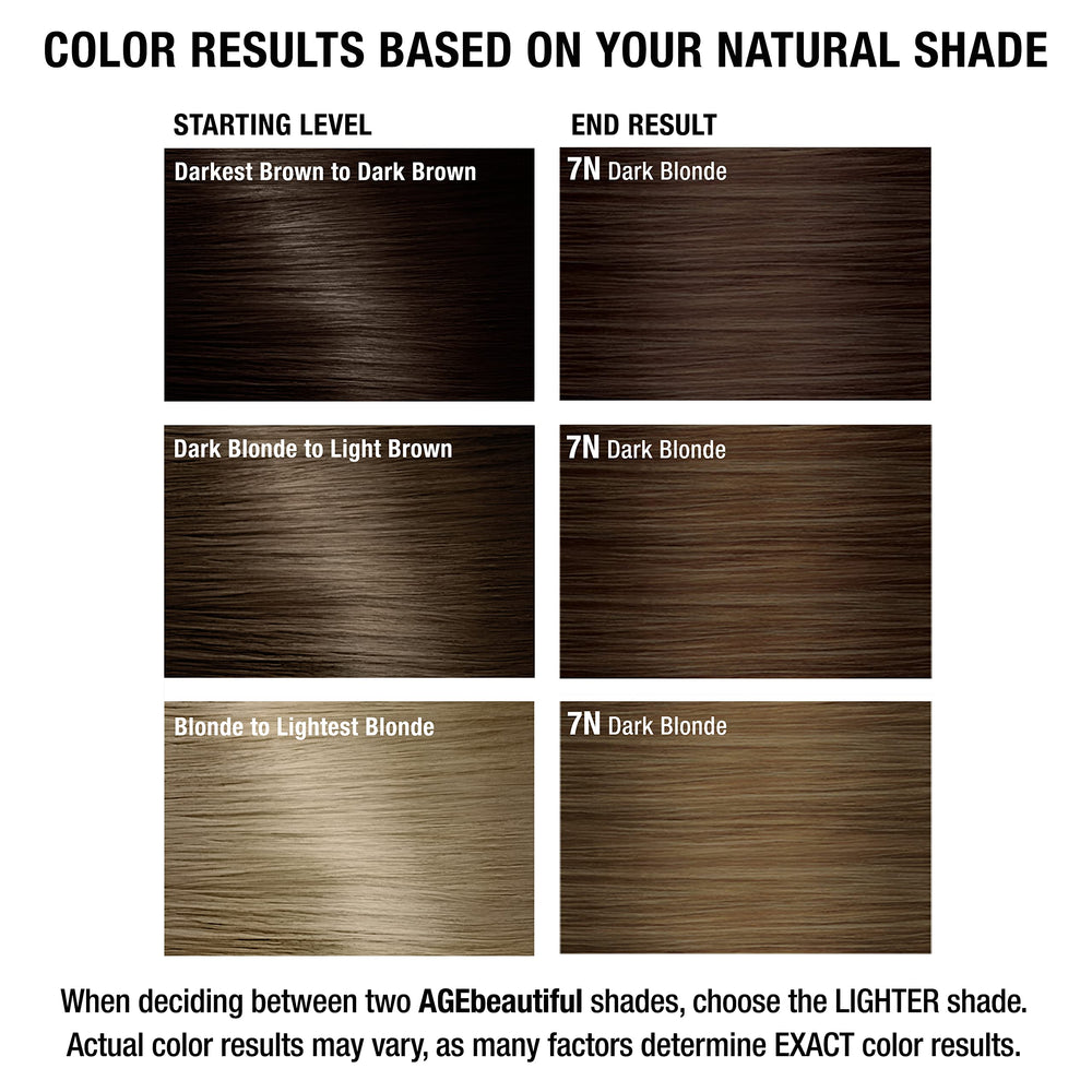 AGE beautiful conditioning during dye promotes softness and smoother hair during color.
