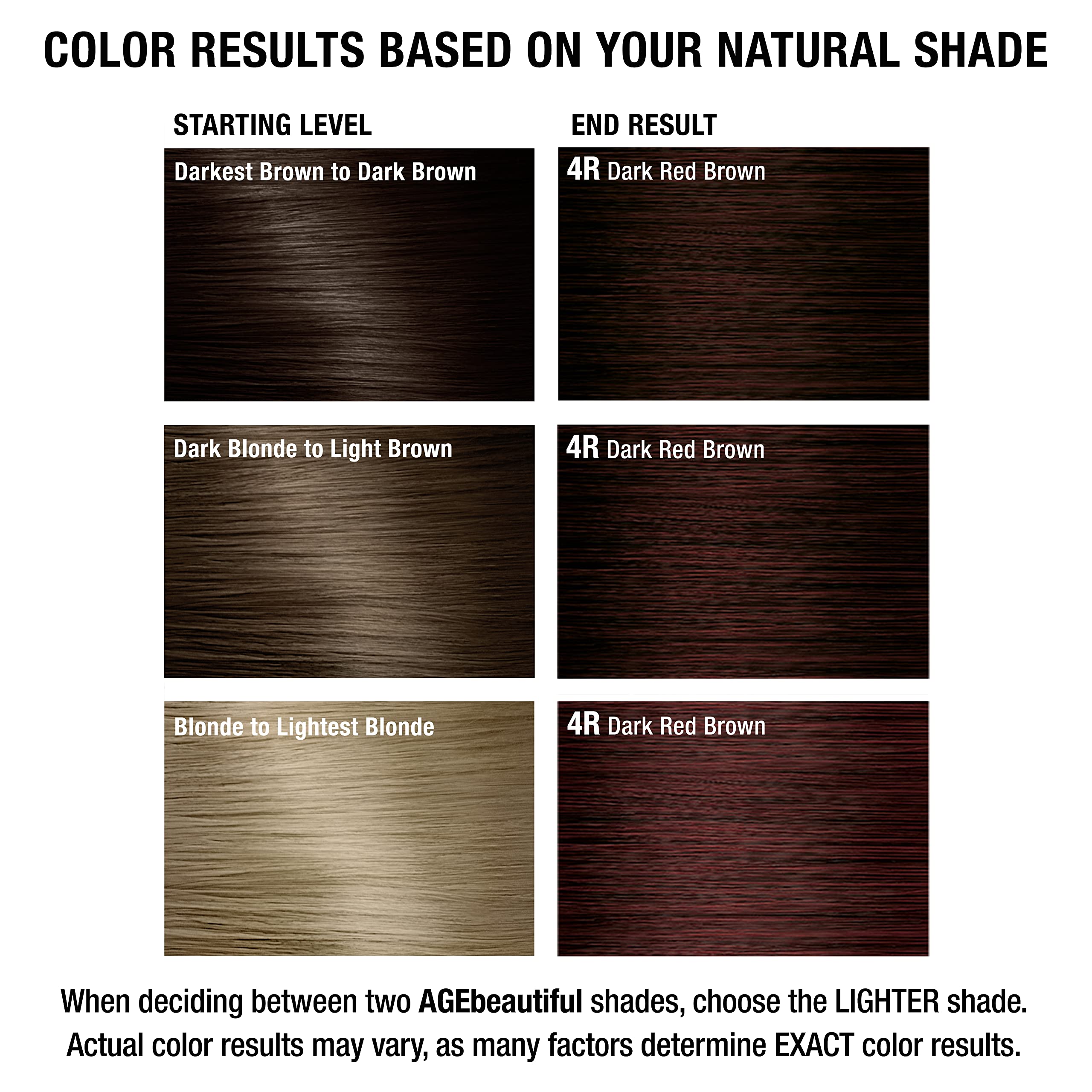 Professional-looking color result in the comfort of home with AGE beautiful.