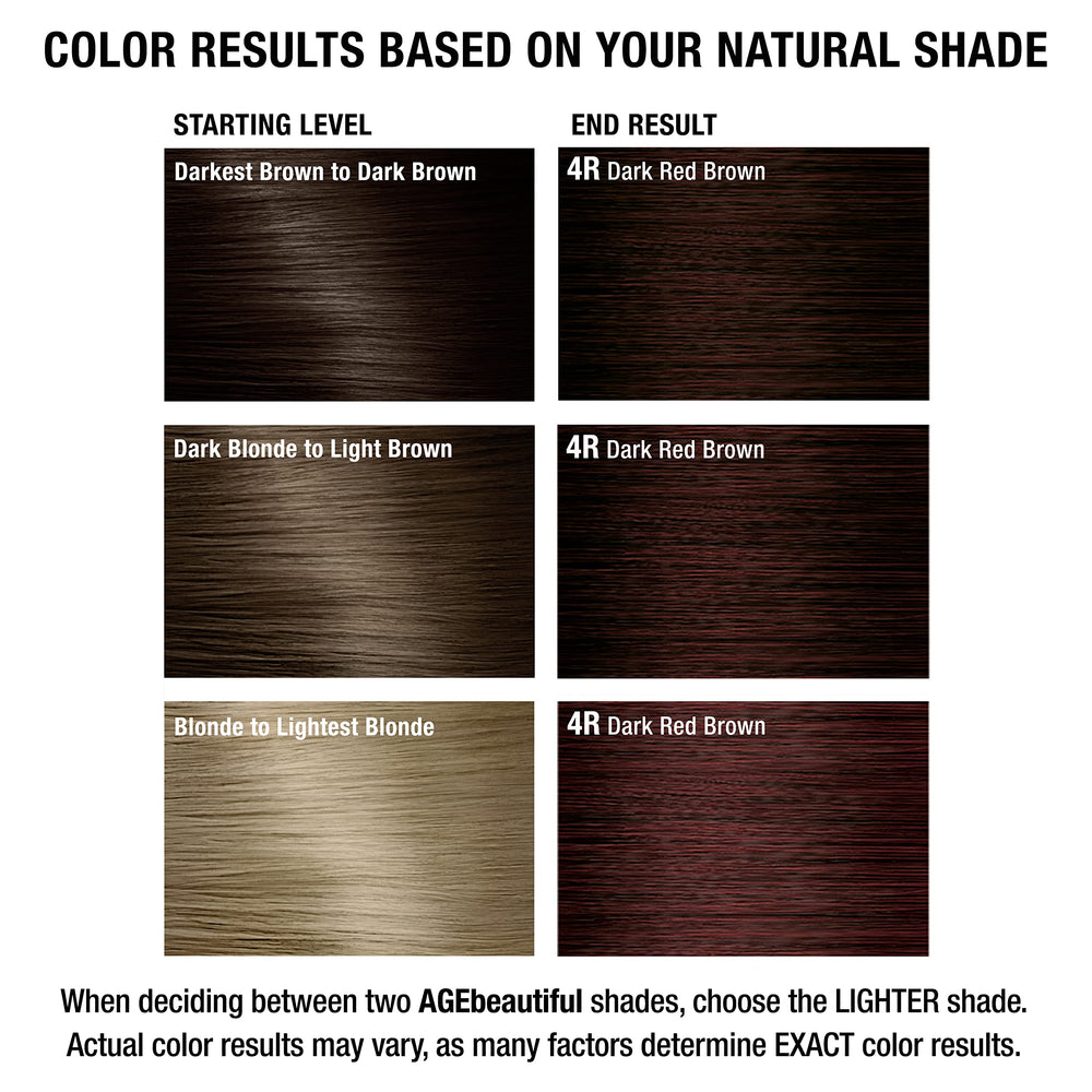 Professional-looking color result in the comfort of home with AGE beautiful.