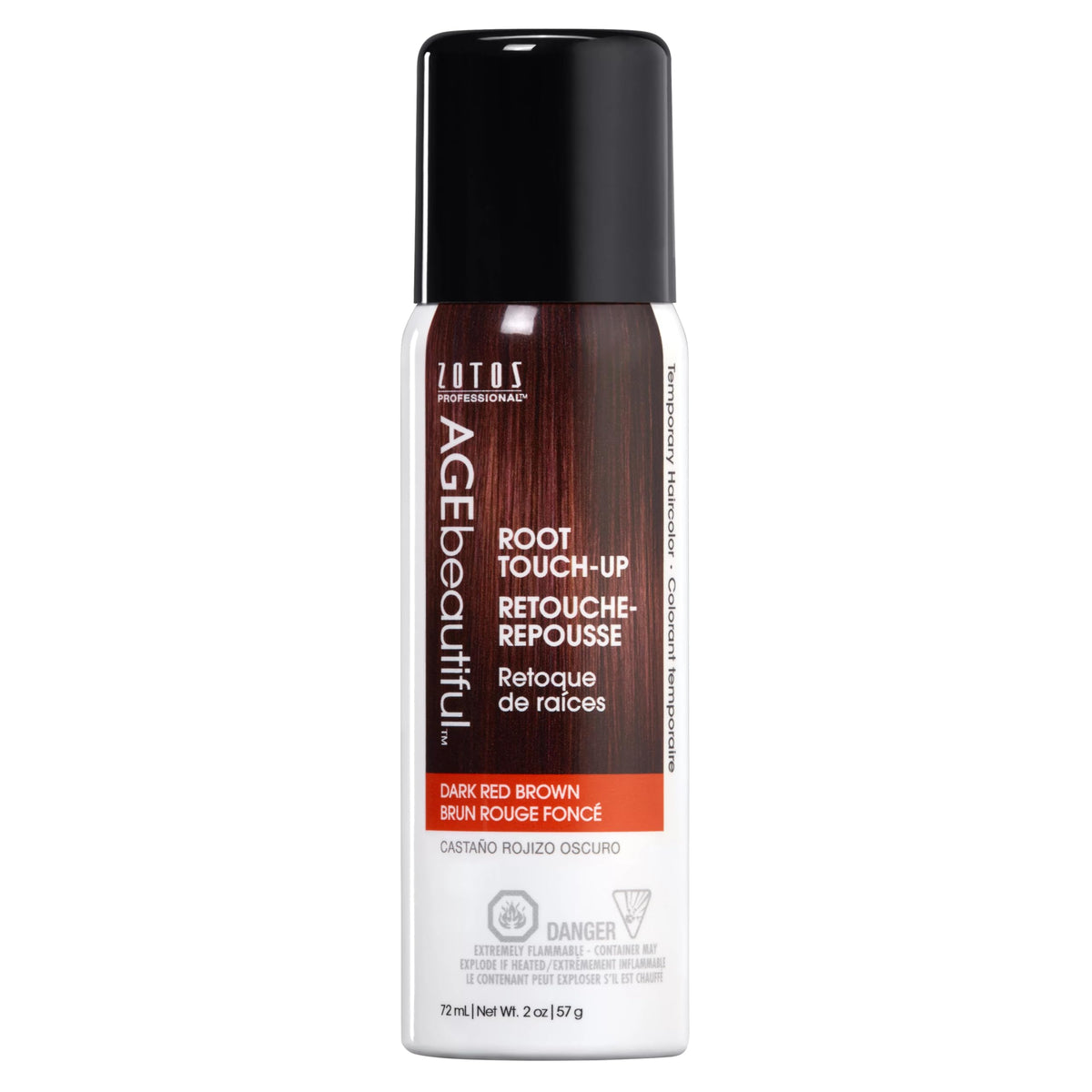 AGEbeautiful root touch-up spray bottle for fast root concealment.