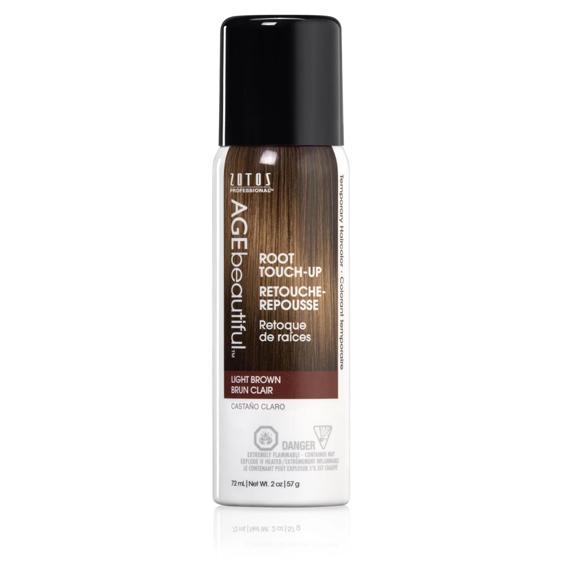 AGEbeautiful root touch up spray gray roots conceal quickly and blend naturally.