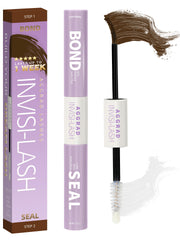 AGGRAD Brown Lash Cluster Glue bottle pour shows strong, long-lasting hold