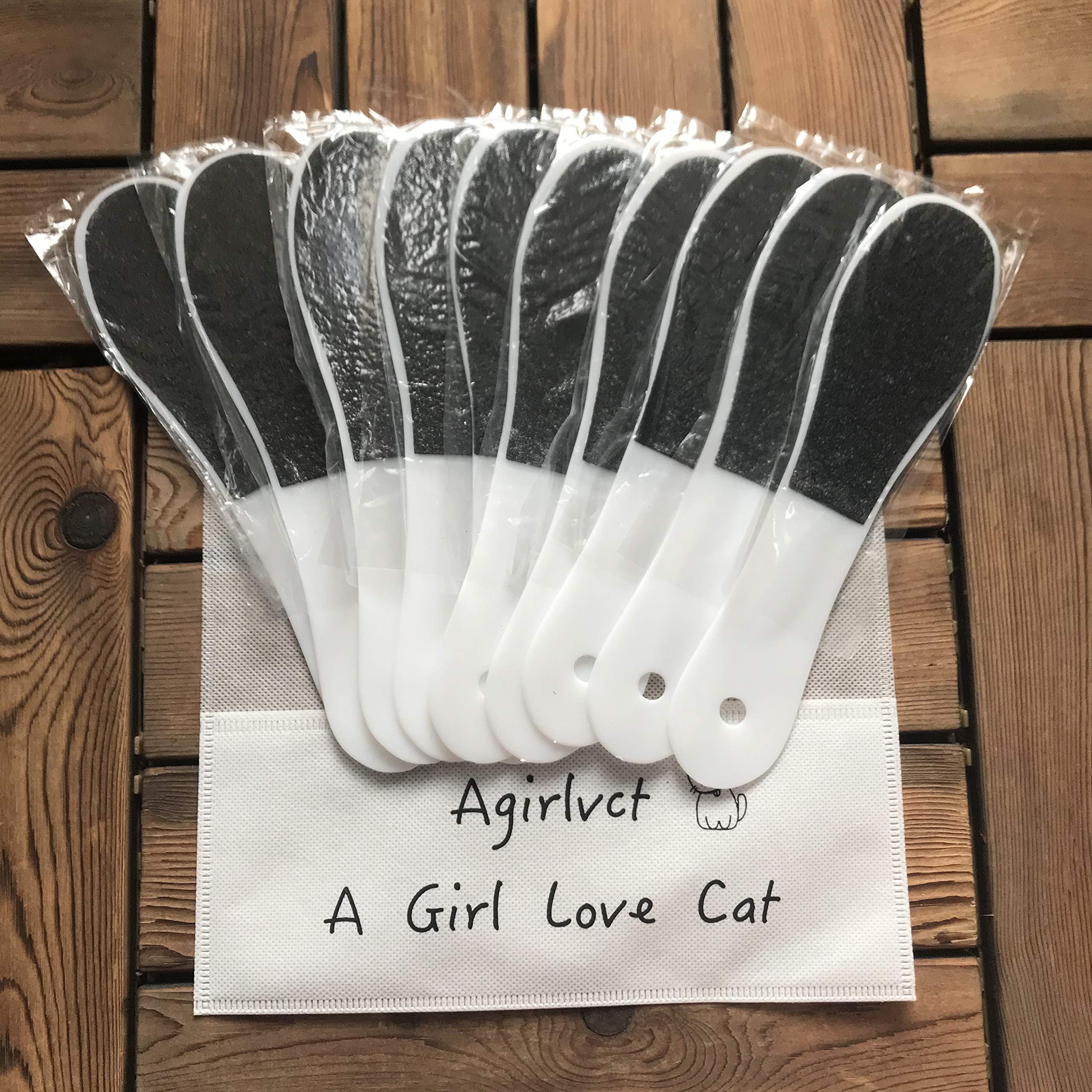 Agirlvct foot file easy-grip design enables comfortable pedicure sessions
