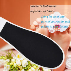 Agirlvct foot file packaging highlighting hygiene and reuse