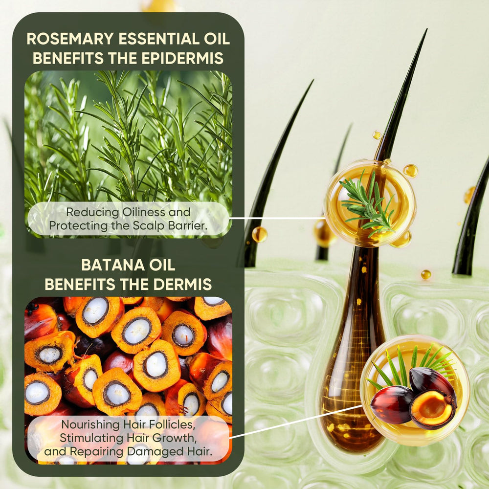 Agodafoo Batana Shampoo, ingredientes naturales, protegen el cabello y reducen irritación.