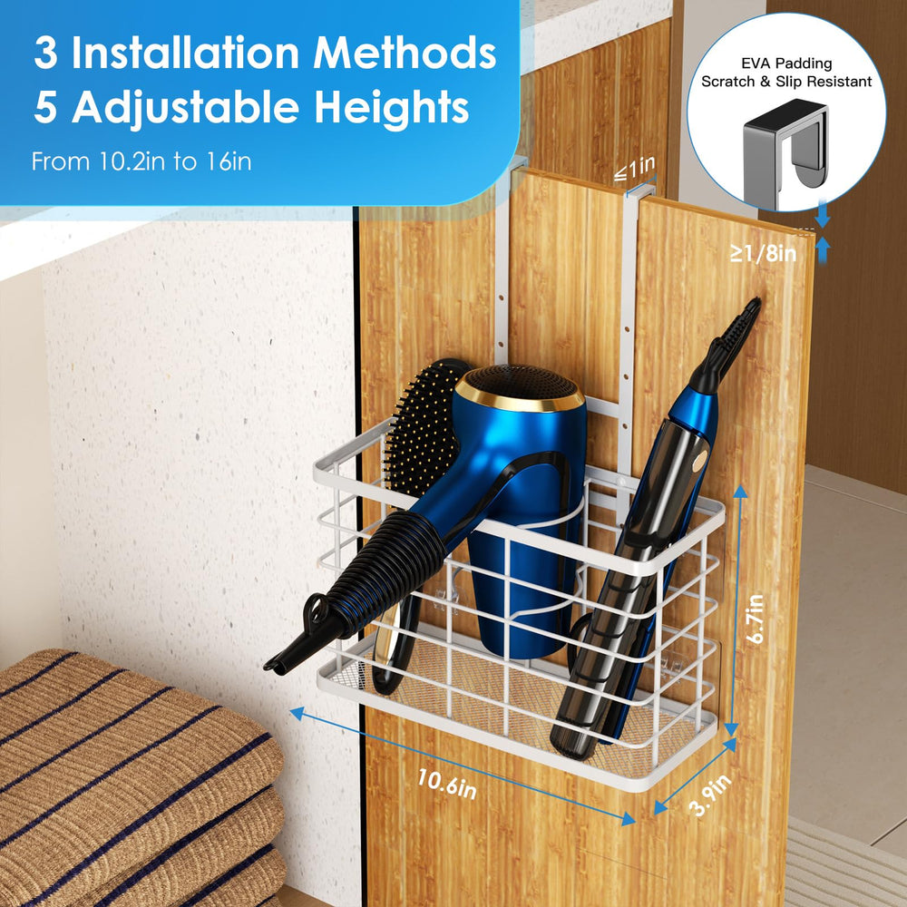 Agotglmi 3-in-1 styling station saves counter space and reduces clutter