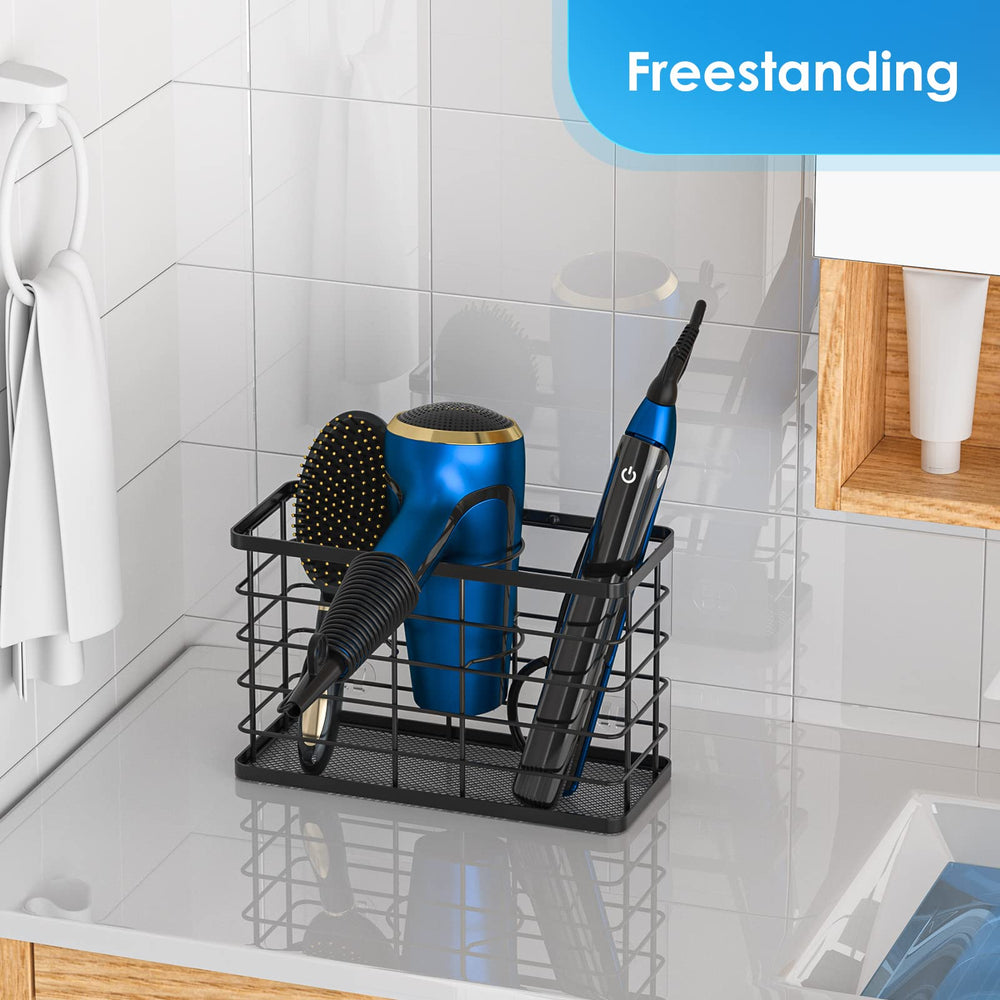 Agotglmi large-capacity basket stores multiple styling tools in one place