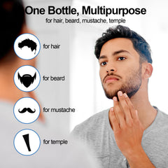 Agthyuve beard color on mustache and beard for a uniform look