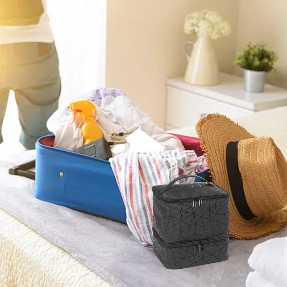 AGX Bravo bottom sponge dividers organize blocks and files neatly inside.
