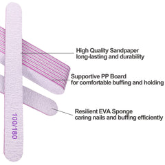 AhaTopia salon-grade buffer suitable for acrylic and natural nails