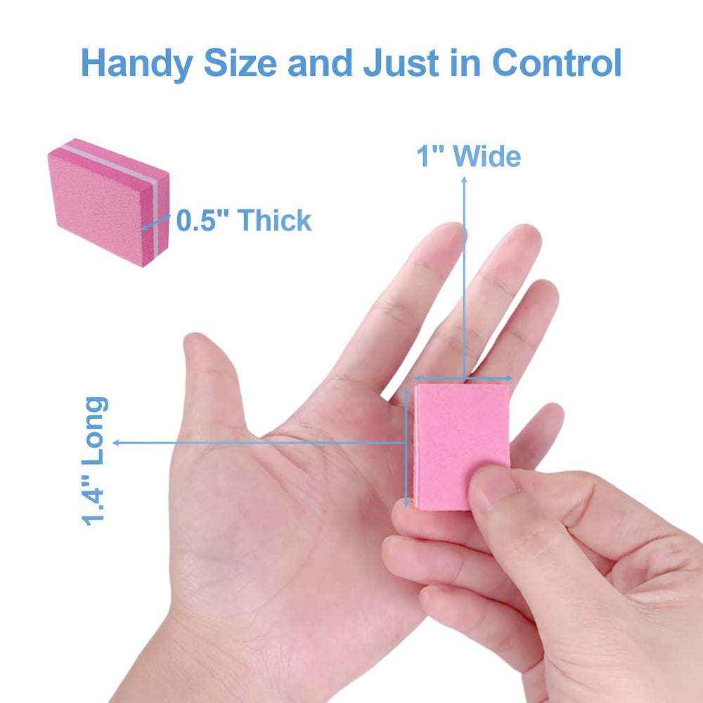 AhaTopia compact buffers set for natural and gel nails.