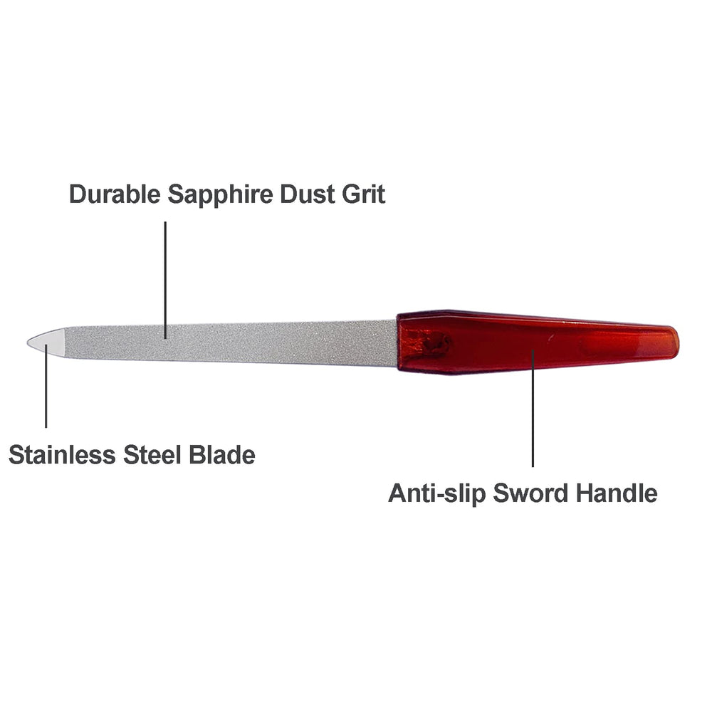 AhaTopia double-sided sapphire grit file for natural and artificial nails