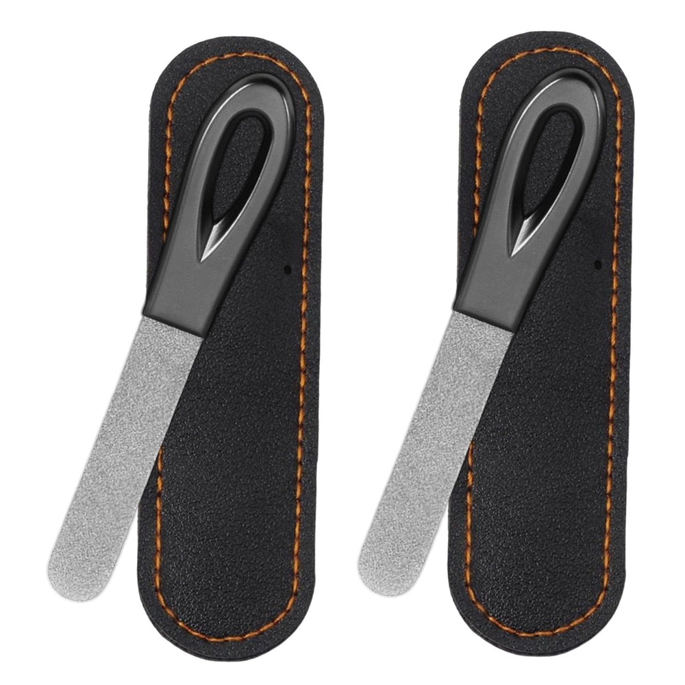 AhaTopia metal nail file with double-sided grit for precise shaping