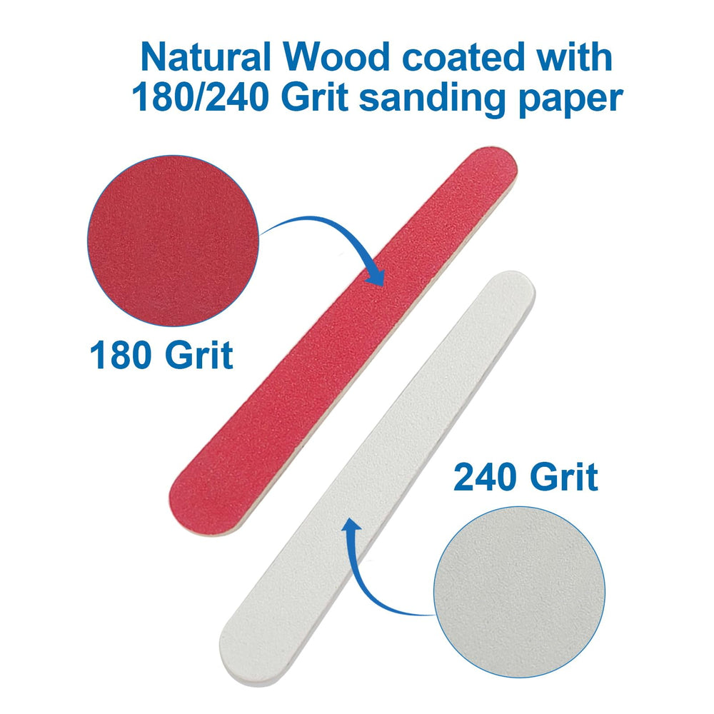 AhaTopia multi-use files support natural, acrylic, and gel nails.