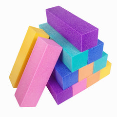 AhaTopia 4-sided nail buffer close-up for smooth nail polish