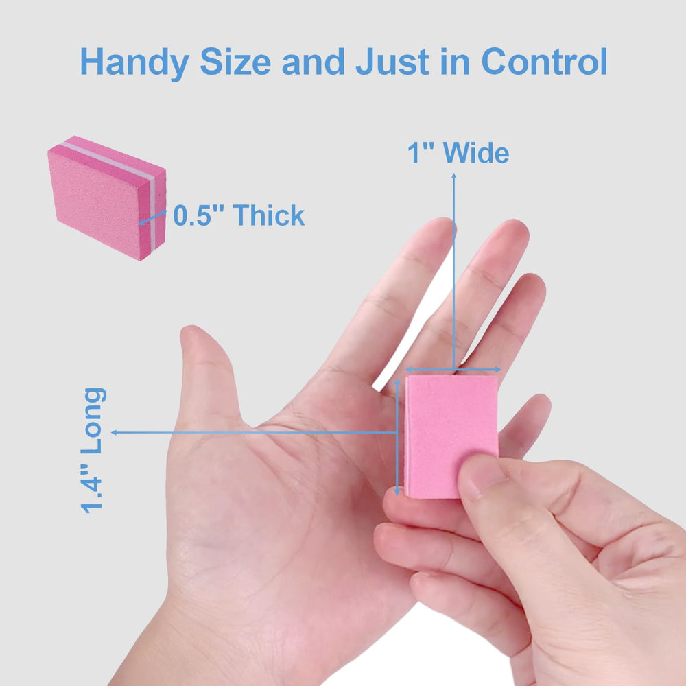 AhaTopia buffers suitable for natural, gel, and acrylic nails.