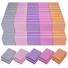 AhaTopia nail buffer block mini-compact for on-the-go touch-ups and quick buffing.