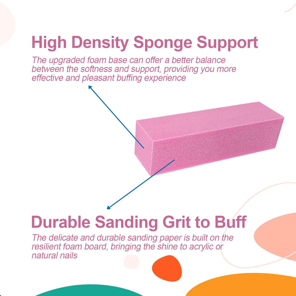 AhaTopia nail buffer block is washable and durable for repeated use