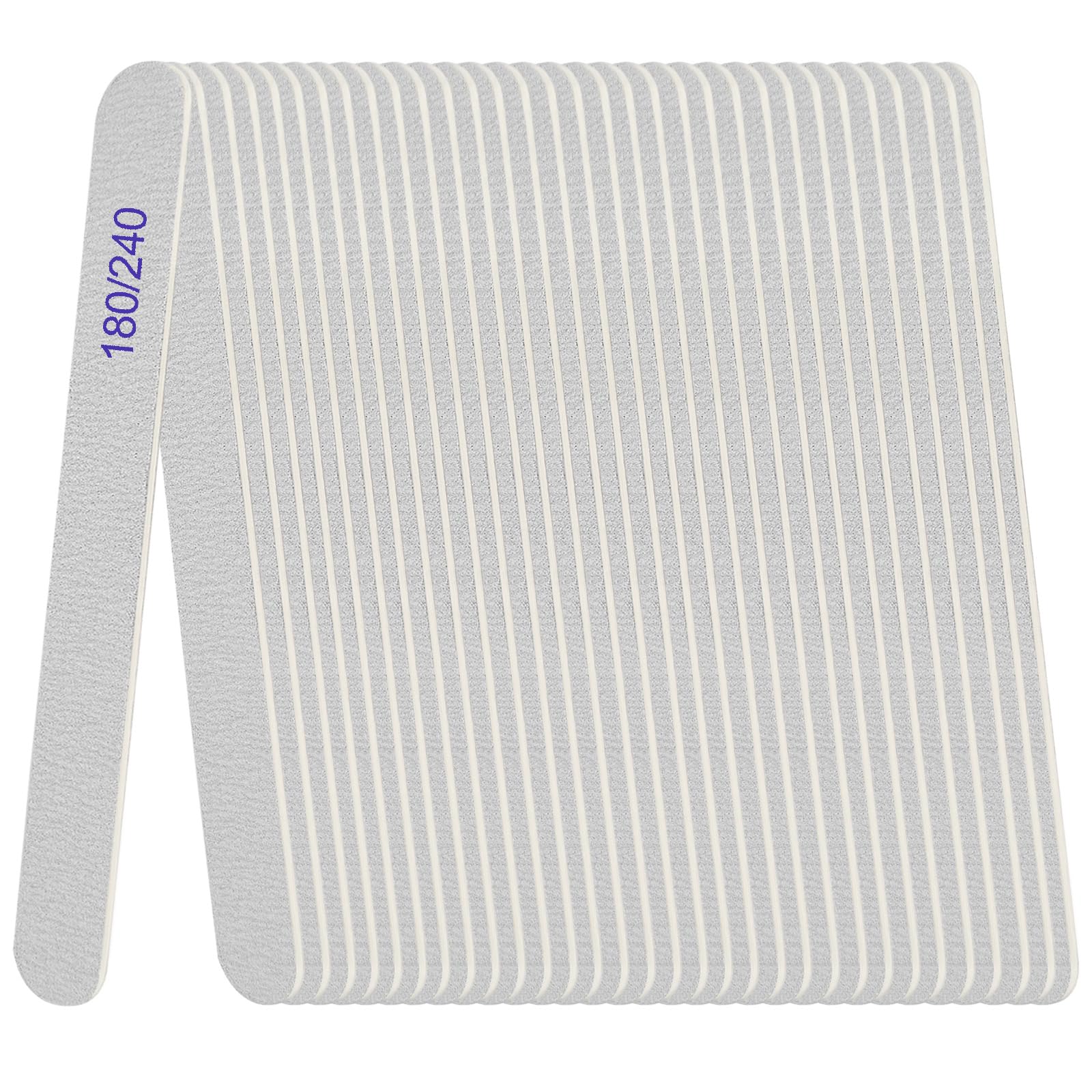 AhaTopia nail file double-sided 180/240 grit on wood for smooth shaping