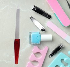 AhaTopia file with sharp pointed tip for buffing nails and cleaning under edges