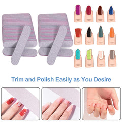 AhaTopia 3.6-inch portable emery boards for on-the-go manicures