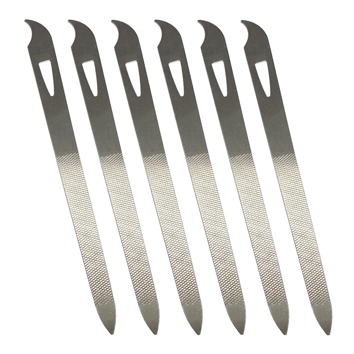 AhaTopia nail files with curved tip for precise shaping and smooth edges.