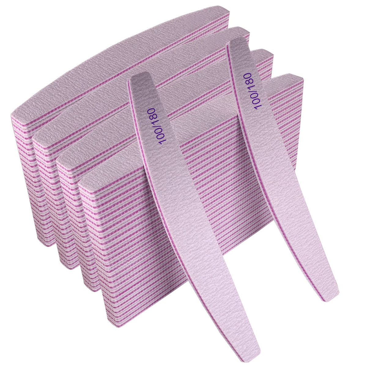 AhaTopia bulk-pack nail files for professional and home use, ideal for repeated manicures.