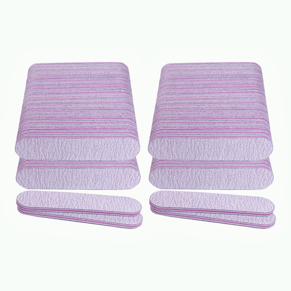 AhaTopia Nail Files pack front view for bulk professional manicures.
