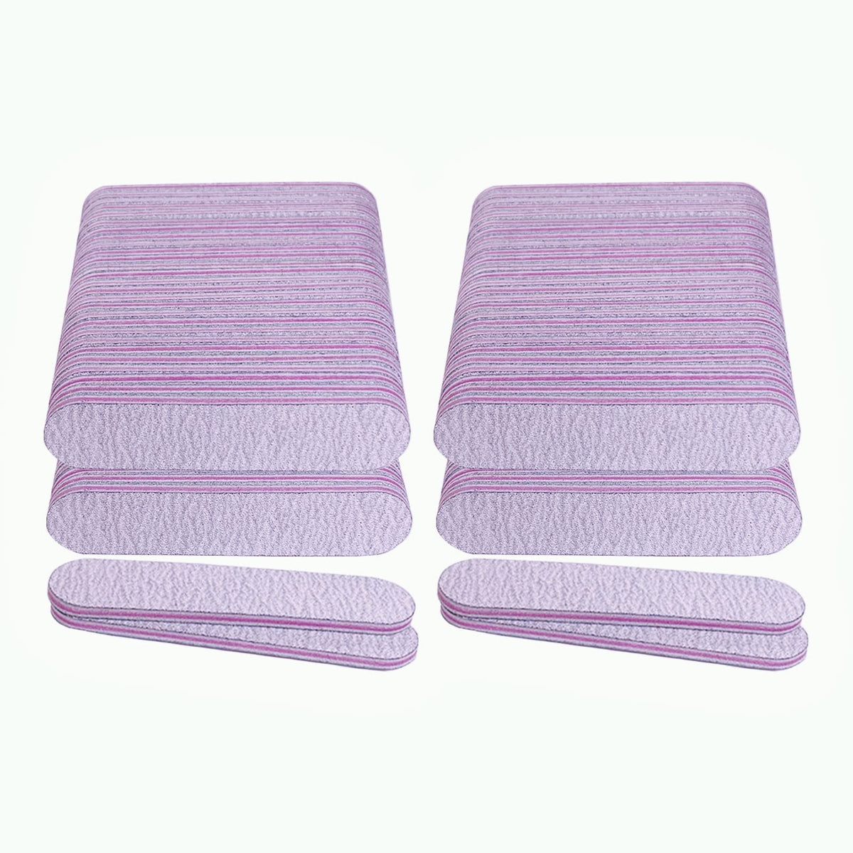 AhaTopia Nail Files pack front view for bulk professional manicures.