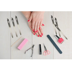 AhaTopia file's sharp pointed tip cleans under nails.