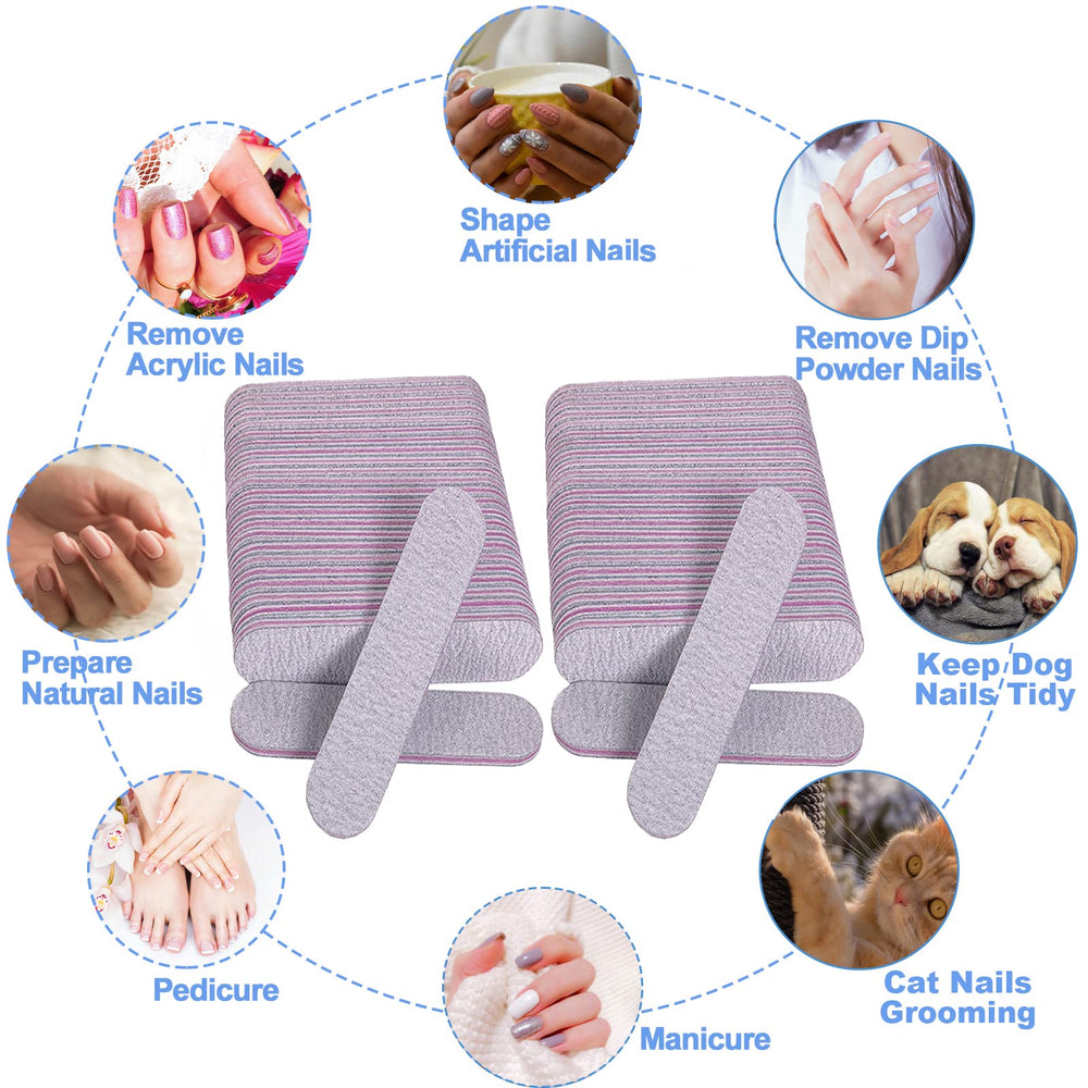 AhaTopia washable and reusable emery boards for long-lasting use