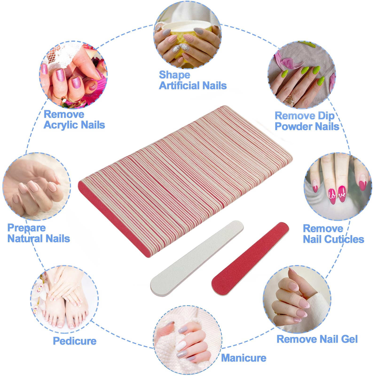 AhaTopia suitable for natural and artificial nails at home or salon.