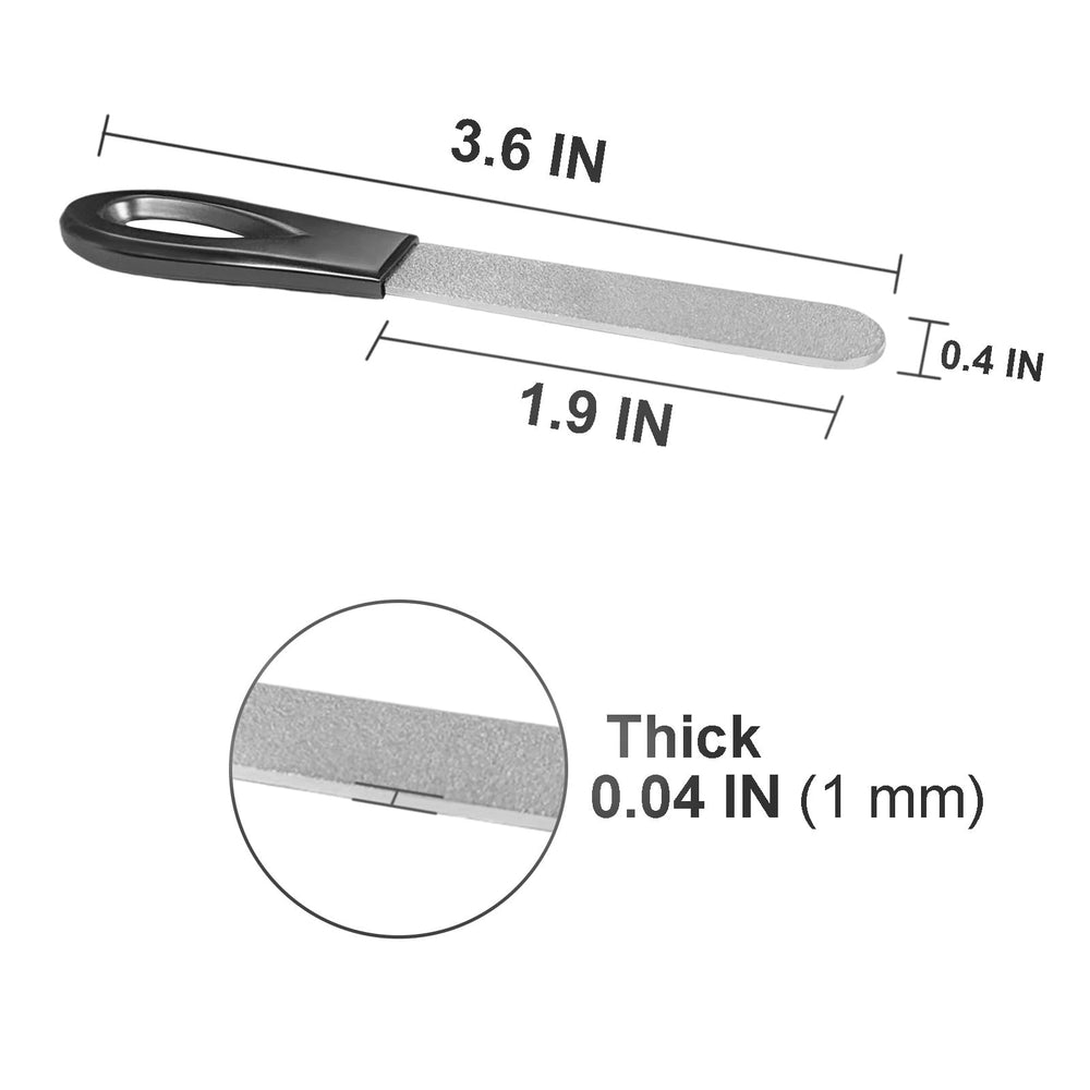 AhaTopia two-pack nail files ideal for home and salon use