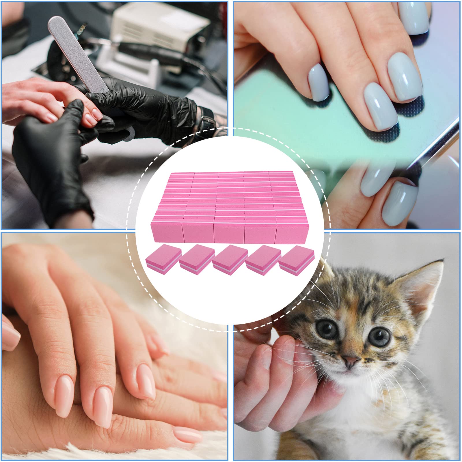 AhaTopia professional-home buffer set supports salon-like results at home.