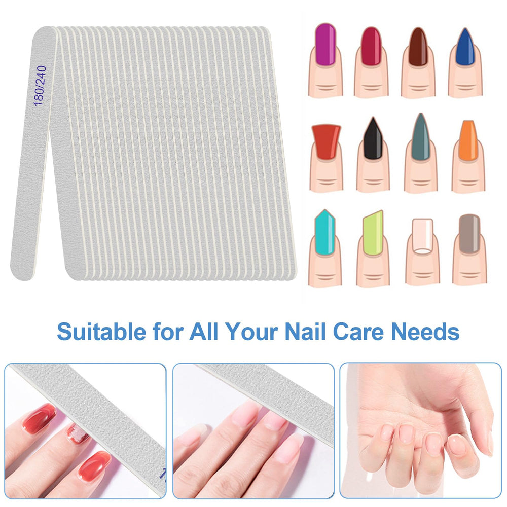 AhaTopia seven-inch nail file designed for comfortable, precise filing