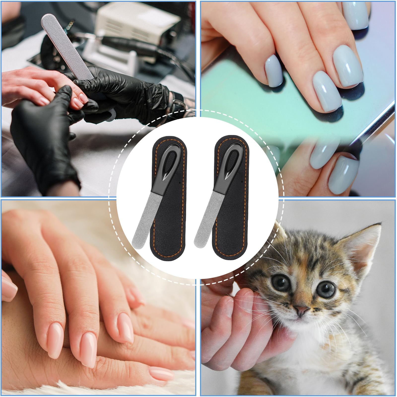 AhaTopia nail file suitable for natural and acrylic nails