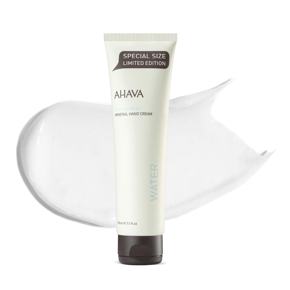 AHAVA Dead Sea Mineral Hand Cream bottle ready for daily hydration