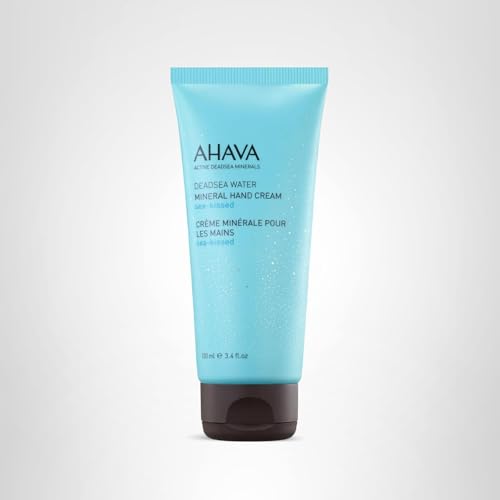 AHAVA vegan and paraben-free claim badge supports clean beauty messaging.