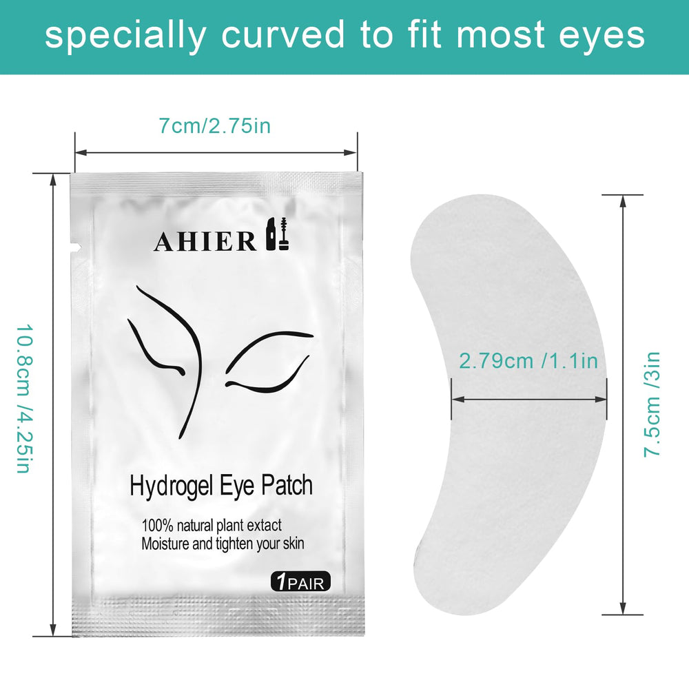 AHIER hydrogel eye patch surface stays secure and non-slip during application.
