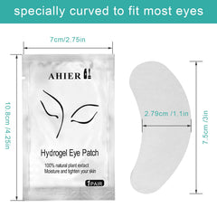AHIER hydrogel eye patch surface stays secure and non-slip during application.