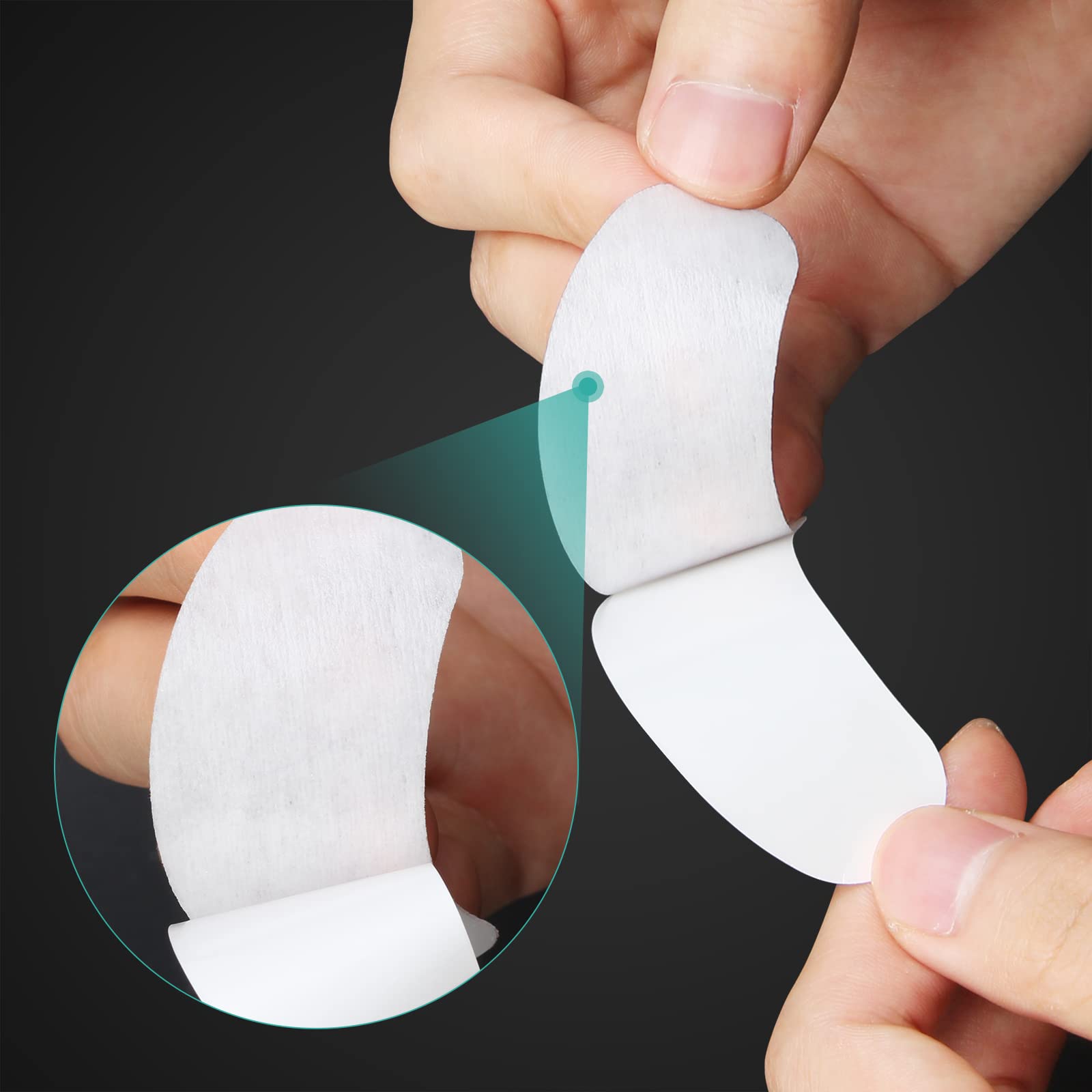 AHIER hydrogel eye pads suitable for salons and home use during lash work.