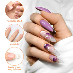AHIER nail form scale guide helps consistent length and shape.