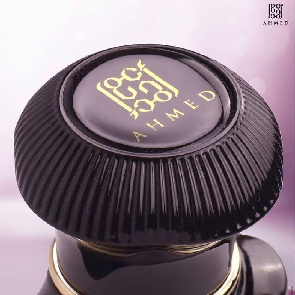 Ahmed Oud and Roses packaging close-up, premium presentation for gifting